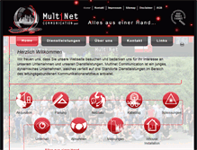 Tablet Screenshot of multinetcom.ch